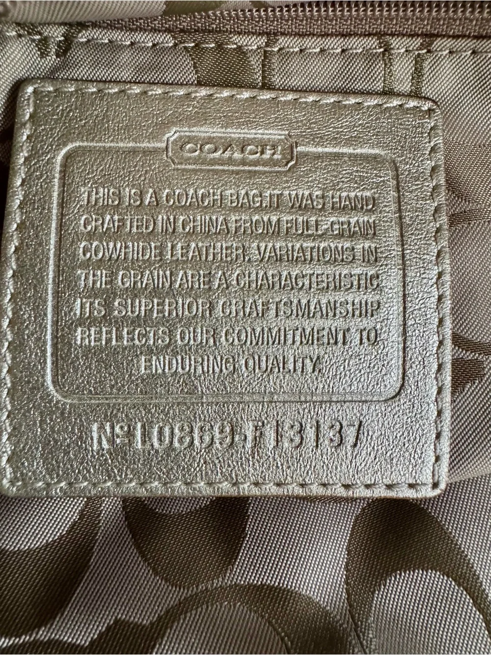 Coach Y2K Courtney SoHo Dome Satchel 2008 Style F13137
